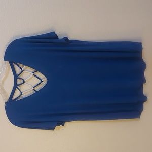 Lane Bryant blue 14/16 top